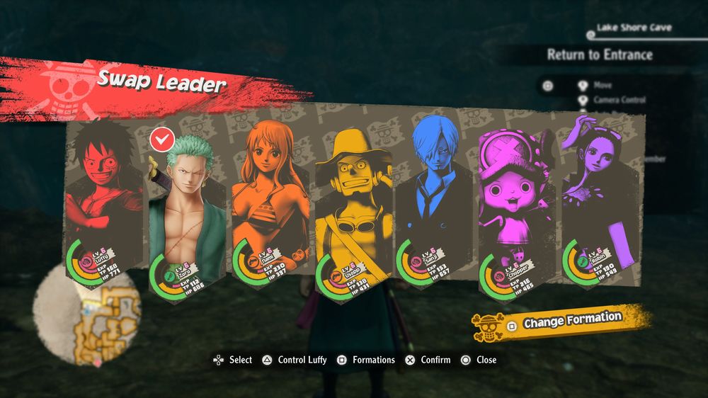 La formazione iniziale del party ONE PIECE ODYSSEY_20230105173256.jpg